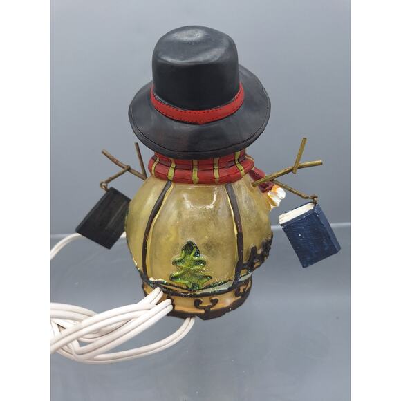 Kirkland's Snowman Teacher Night Light 7 Inches Tall, Includes 7 Watt Bulb - Picture 3 of 8